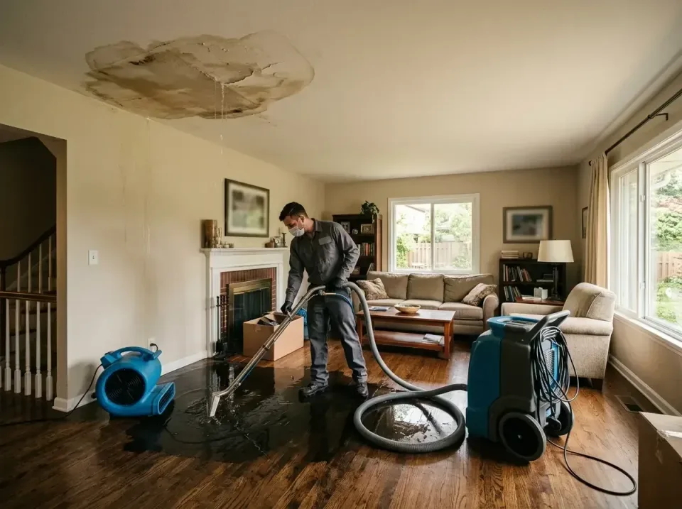 attic-pipe-burst-ceiling-drip-008 — frequently asked questions, Water Damage Restoration & Carpet Care in Aurora, MO